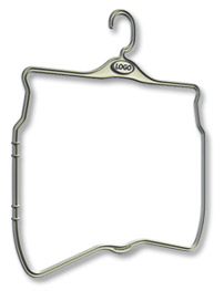 Flexisport 2D Plastic Swimwear Hanger Mens Swimwear Hanger Image 1